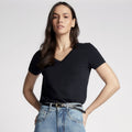 Camiseta Malha Feminina Preta T-shirt Honey be VT-002/2