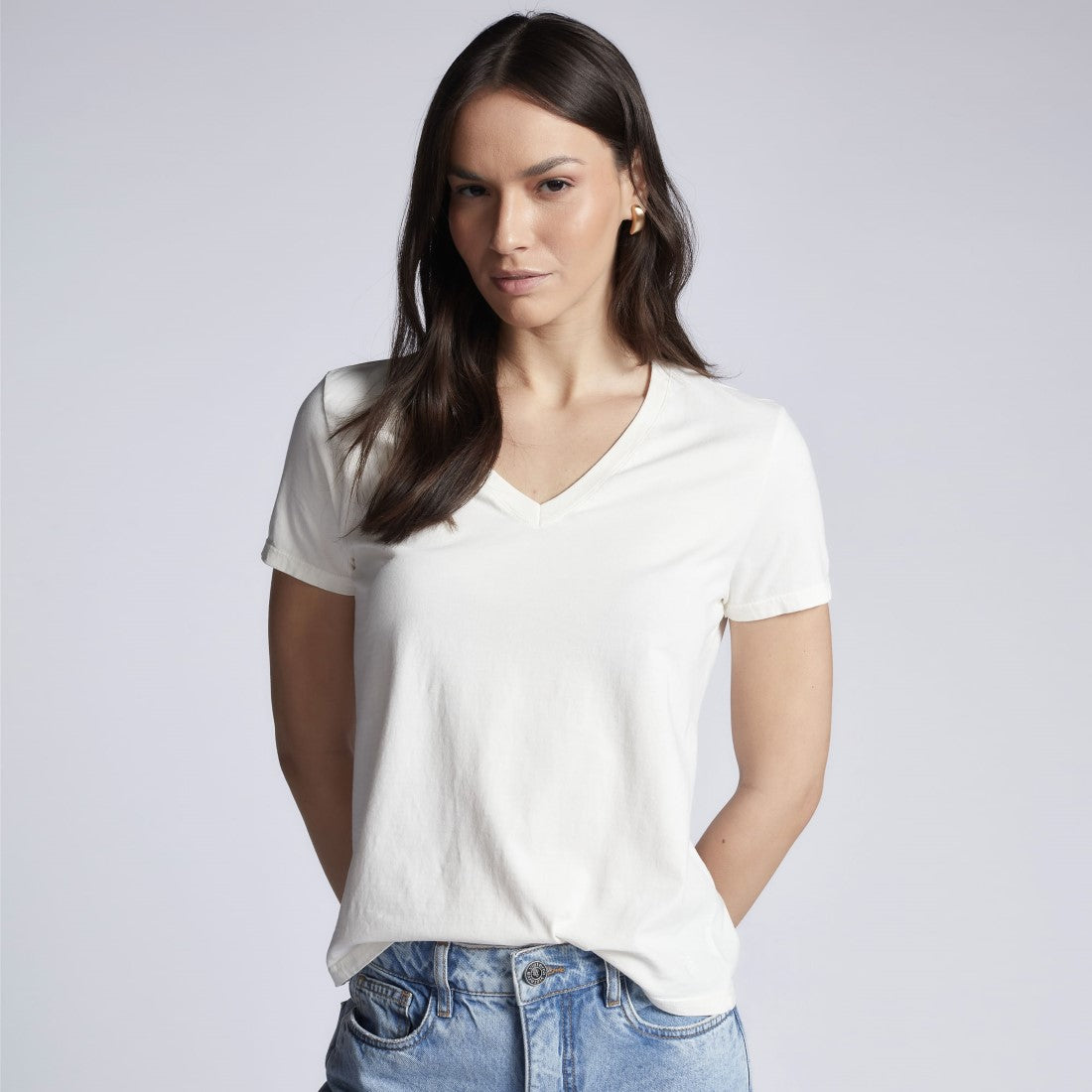 Camiseta Malha Feminina Off-White T-shirt Honey be VT-002/1