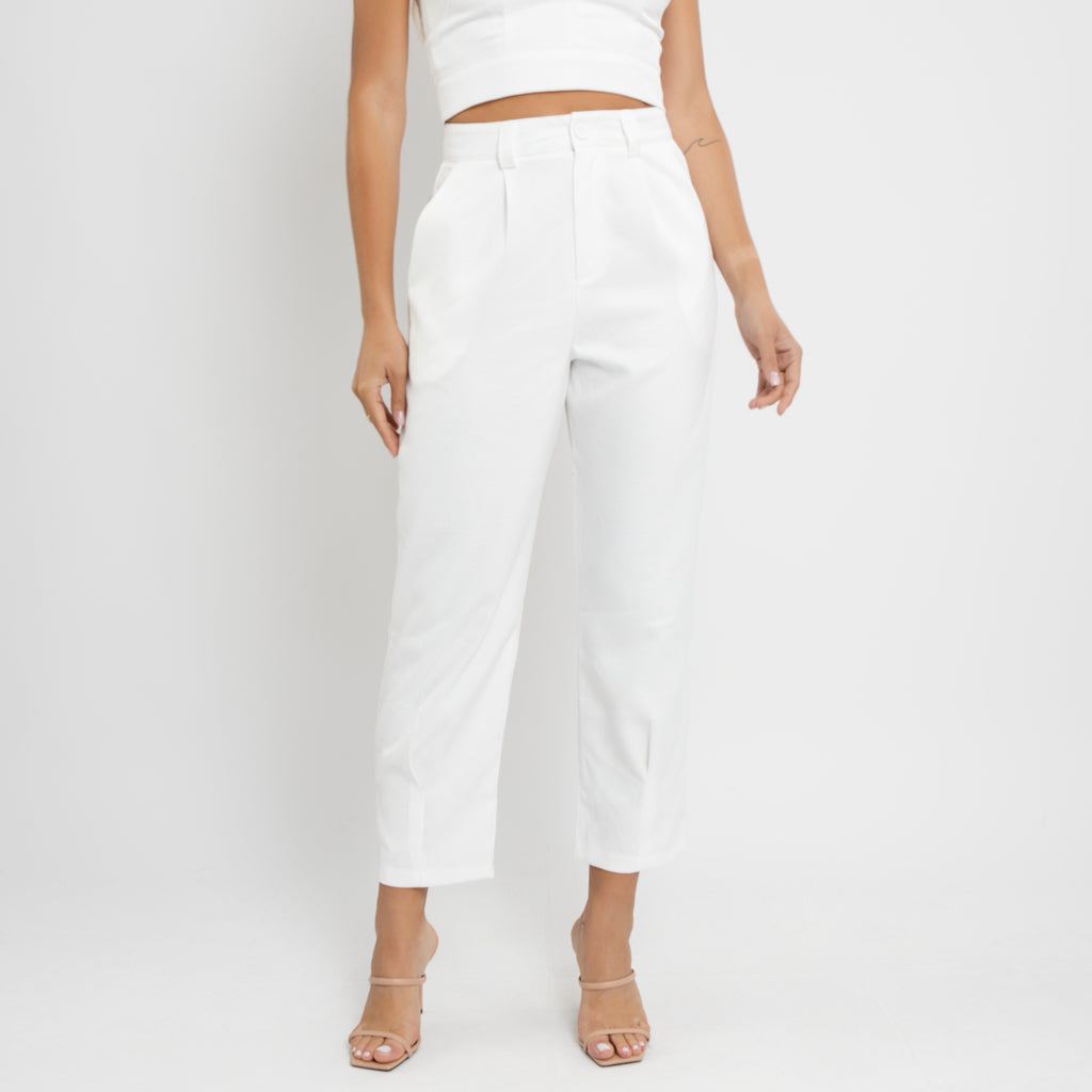 Calça Feminina de Alfaiataria com Elastano LG2381