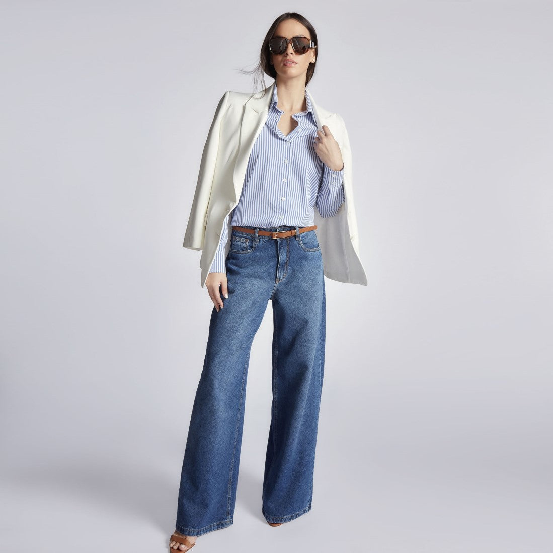 Calça Jeans Feminina Wide Leg INV-1572