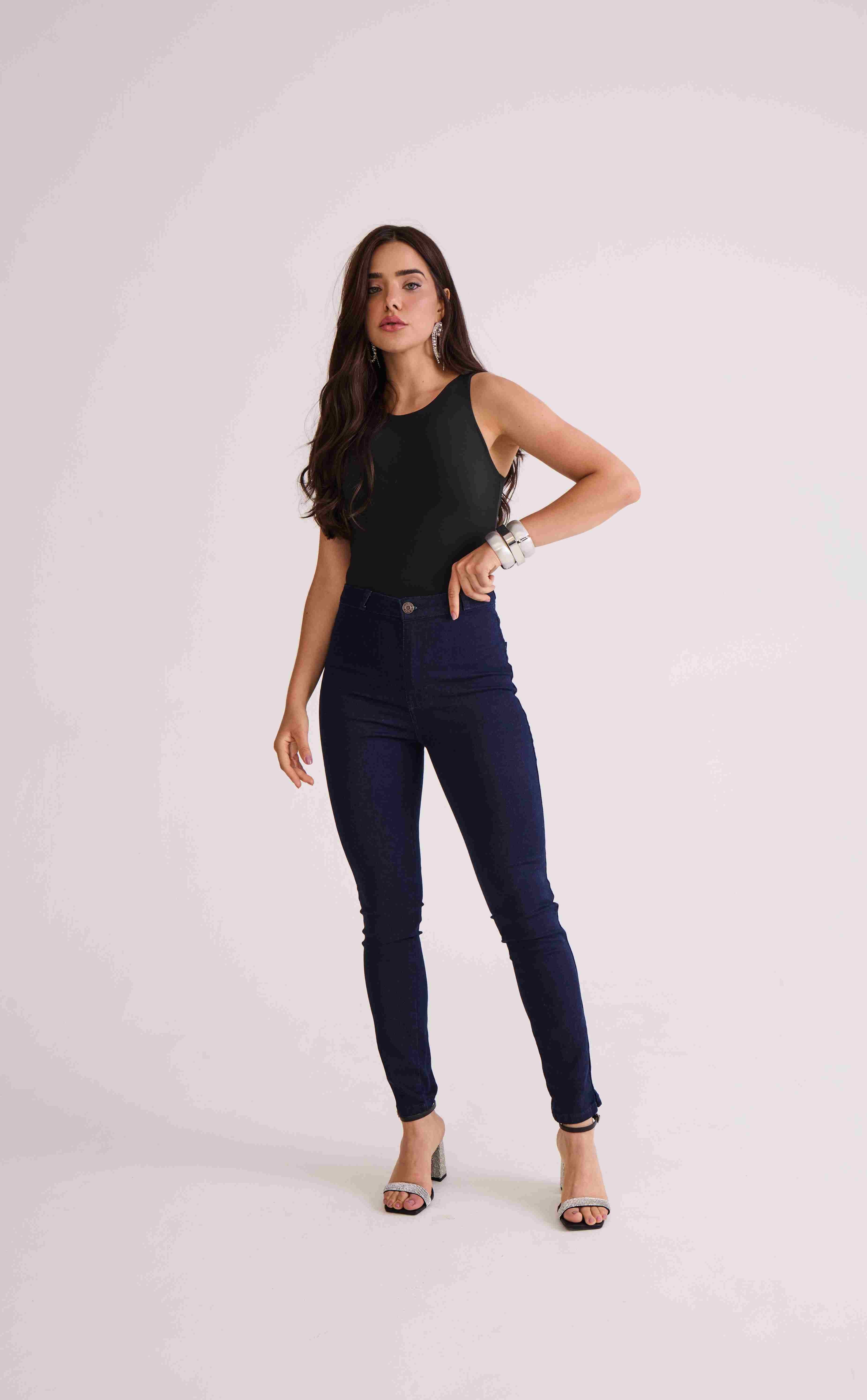 CALÇA LEGGING SKINNY CONFORT FEMININA AMACIADO