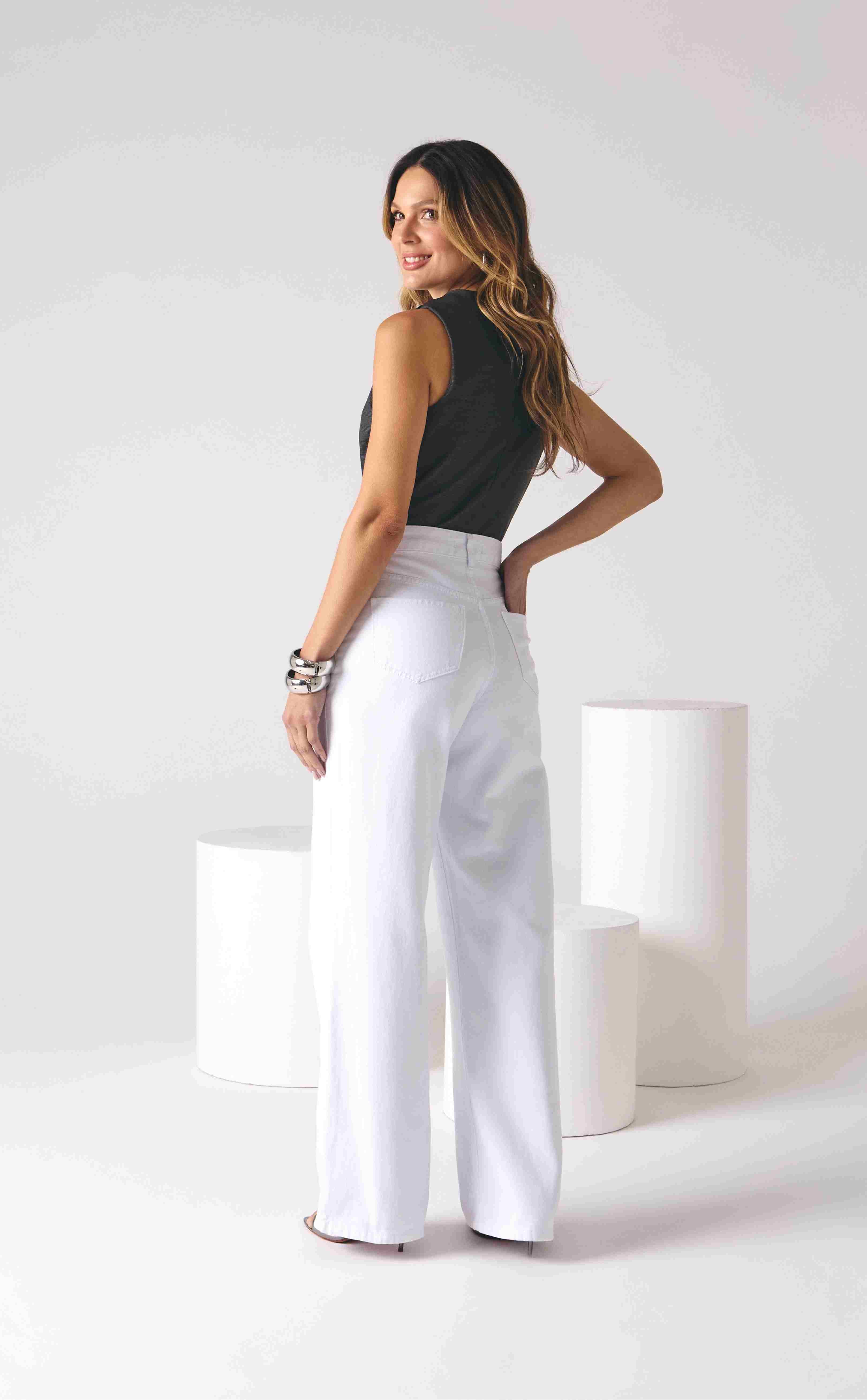 CALÇA RIO FEMININA BRANCO