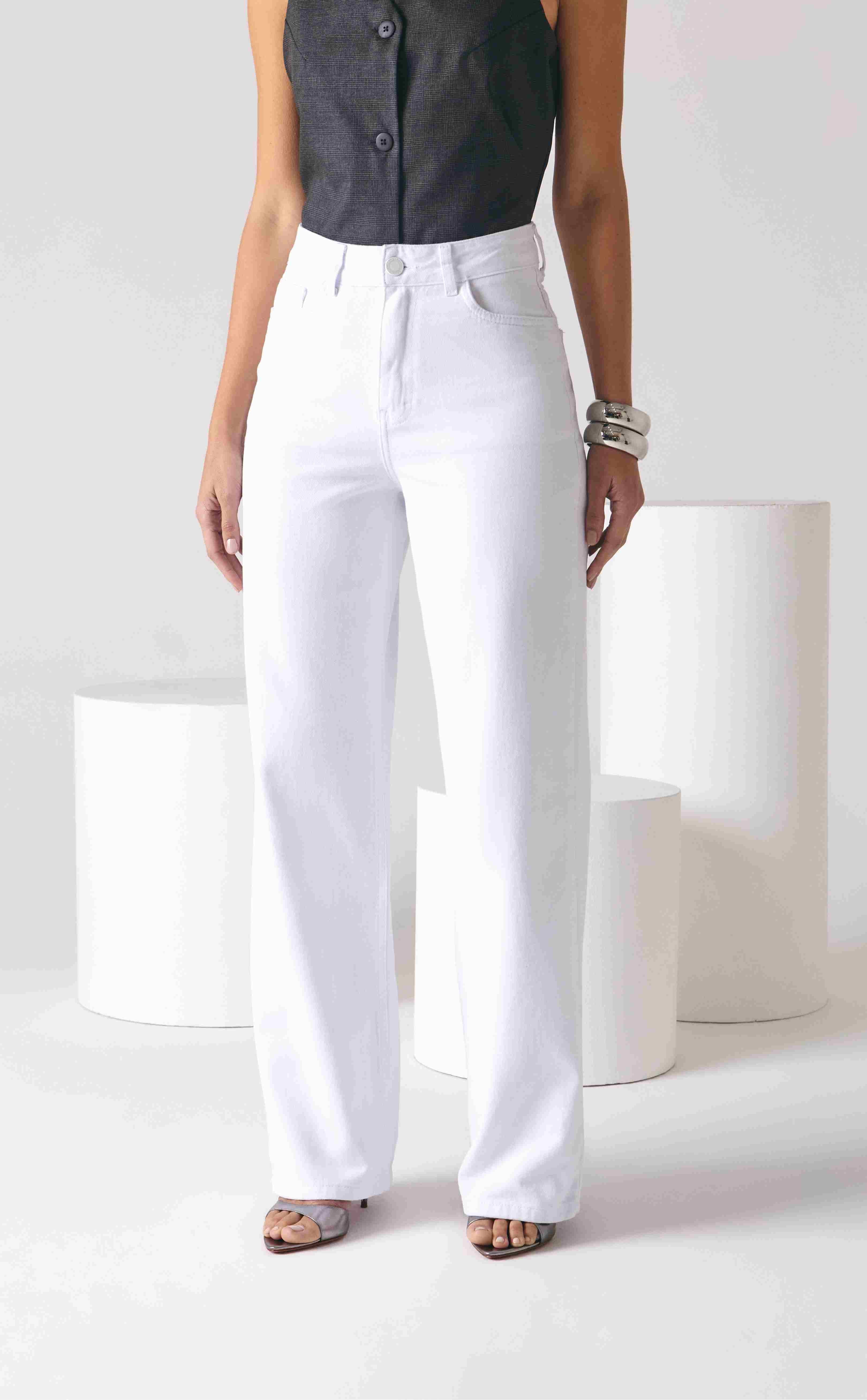 CALÇA RIO FEMININA BRANCO