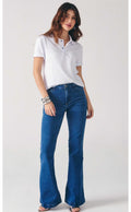 CALÇA FLARE CINTURA MÉDIA FEMININO MEDIO